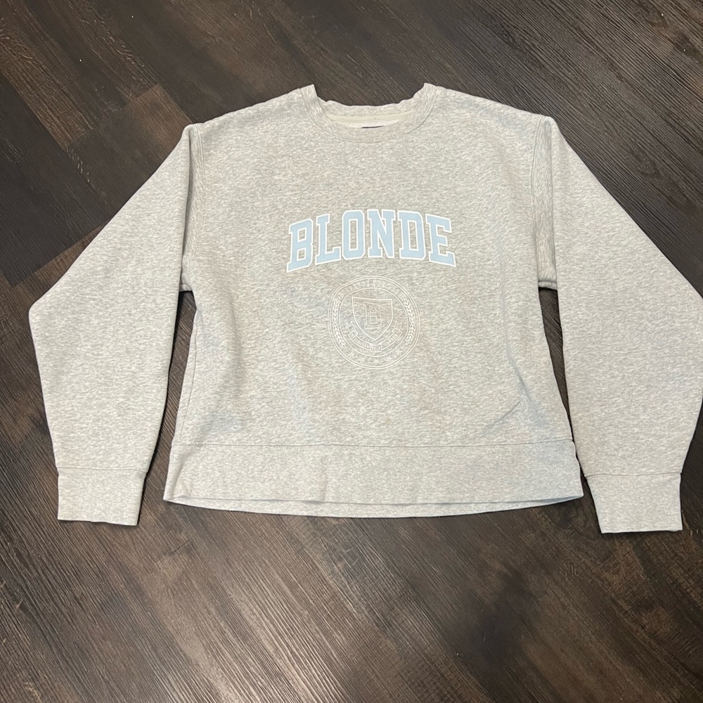 BRUNETTE THE LABEL “Blonde” sweatshirt - Picture 1 of 5